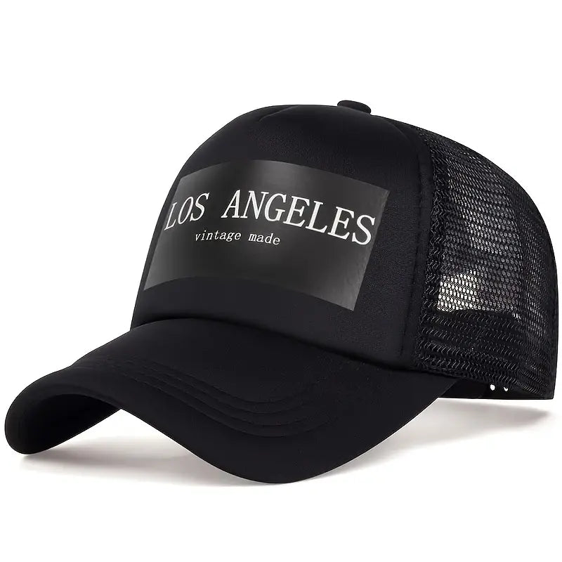 "Los Angeles Yazılı Fileli Şapka"