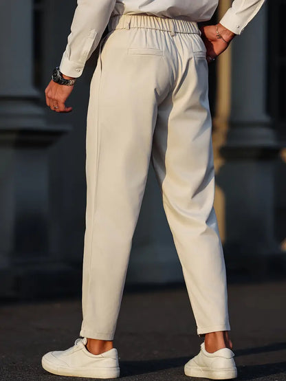 Çift Tokalı Modern Pantolon